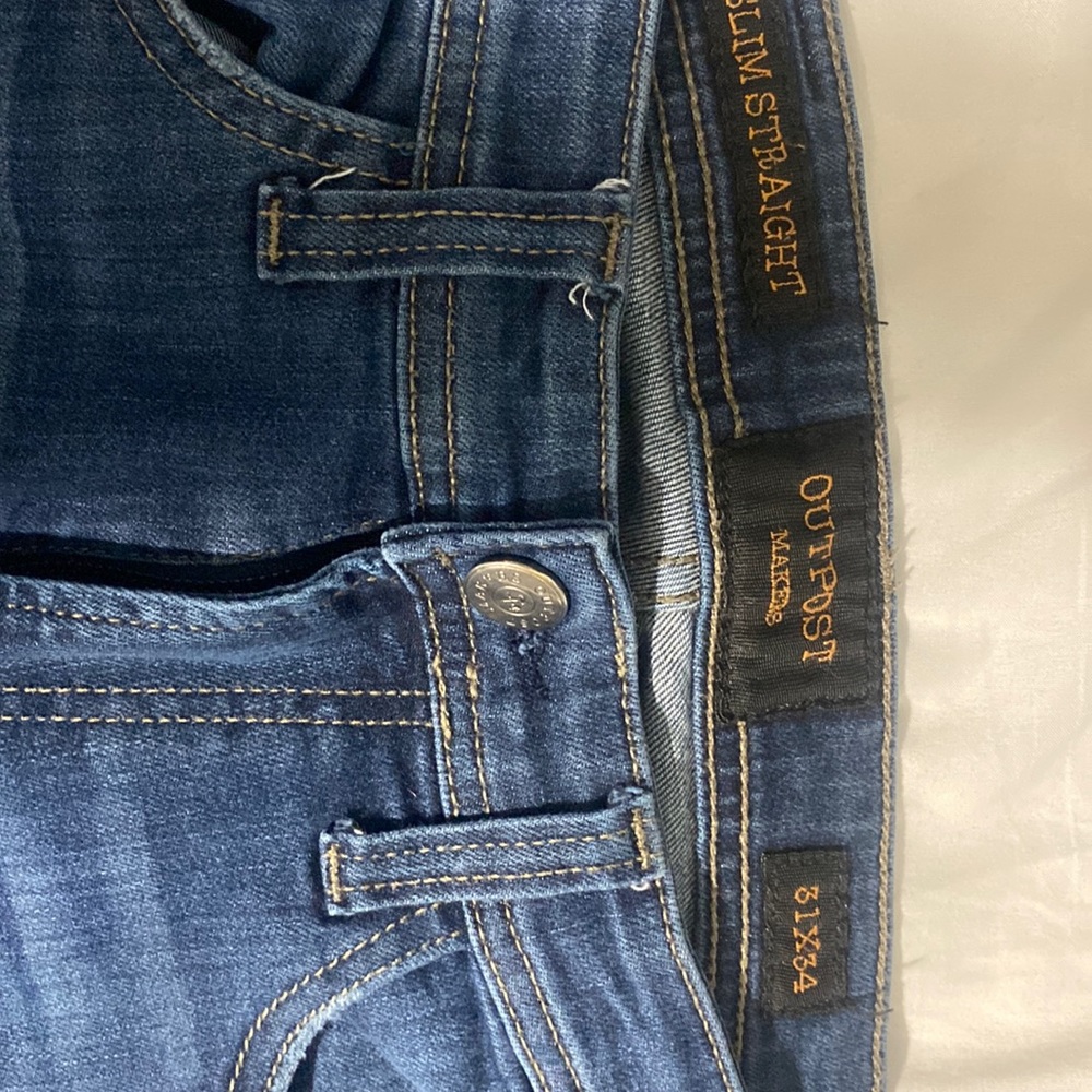 Outpost makers jeans from the buckle. 31x34